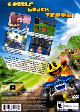 Pac-Man World Rally box cover back